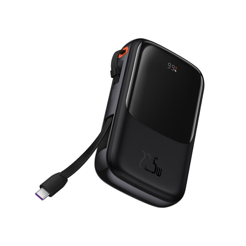 Baseus Qpow Pro Digital Display Fast Charge Power Bank 10000mAh 20W iP Edition Black