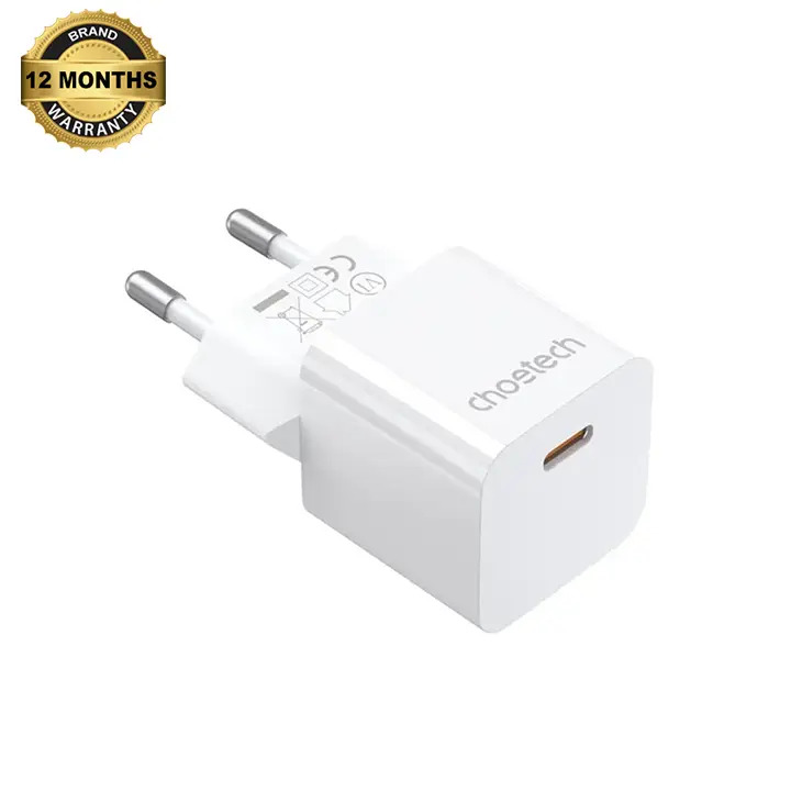 Chotech Mini PD20W GAN USB-C Wall Charger EU white